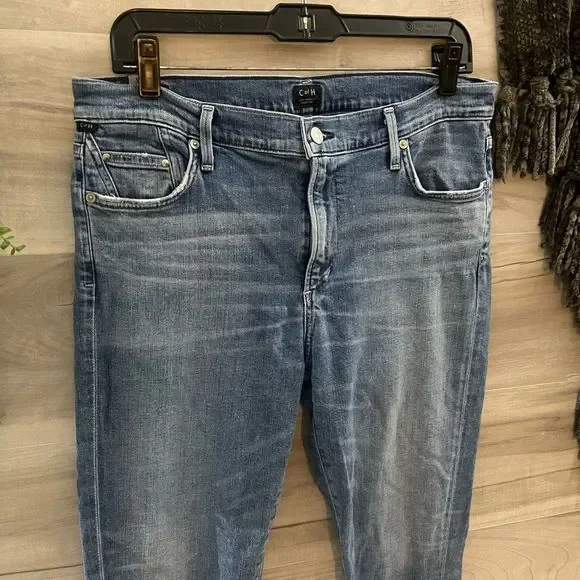 Citizens of Humanity Womens Blue Rocket Crop High Rise Skinny Jeans - Picture 3 of 11